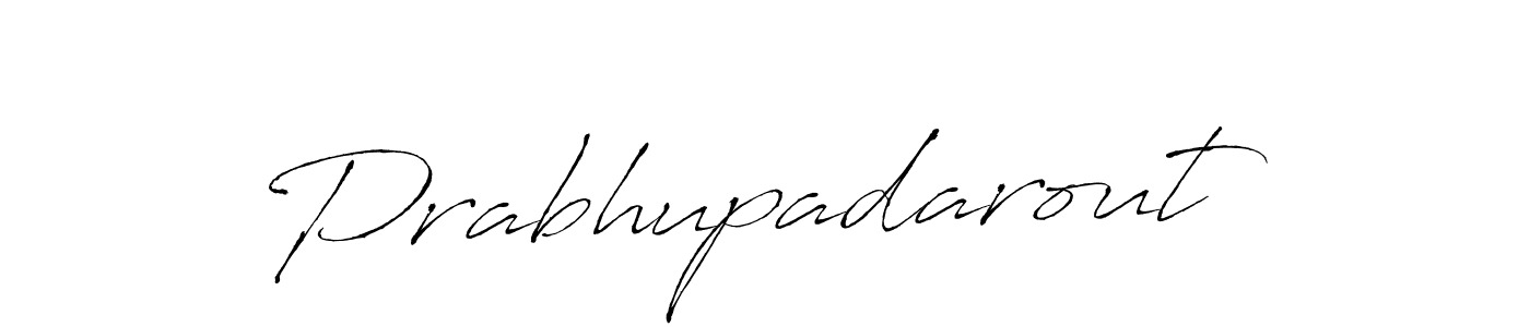 Also we have Prabhupadarout name is the best signature style. Create professional handwritten signature collection using Antro_Vectra autograph style. Prabhupadarout signature style 6 images and pictures png