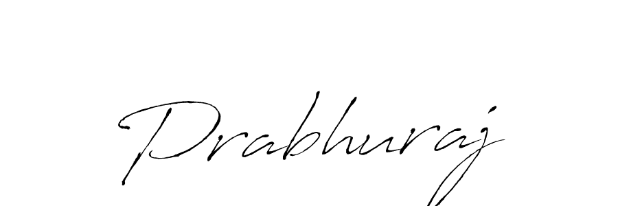 Design your own signature with our free online signature maker. With this signature software, you can create a handwritten (Antro_Vectra) signature for name Prabhuraj. Prabhuraj signature style 6 images and pictures png