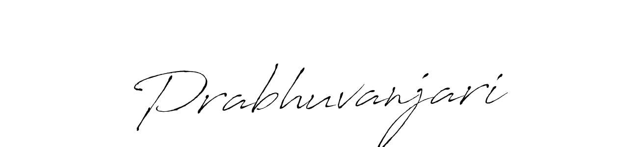 How to make Prabhuvanjari signature? Antro_Vectra is a professional autograph style. Create handwritten signature for Prabhuvanjari name. Prabhuvanjari signature style 6 images and pictures png