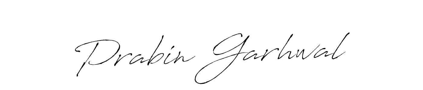 How to make Prabin Garhwal signature? Antro_Vectra is a professional autograph style. Create handwritten signature for Prabin Garhwal name. Prabin Garhwal signature style 6 images and pictures png