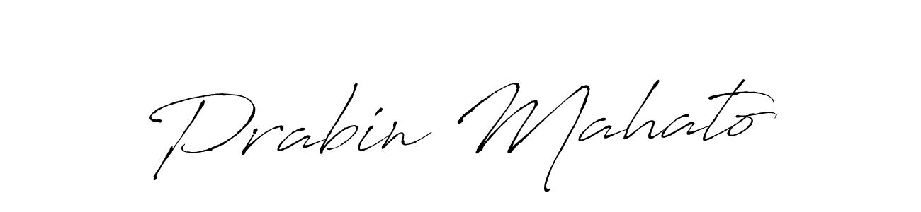 How to make Prabin Mahato signature? Antro_Vectra is a professional autograph style. Create handwritten signature for Prabin Mahato name. Prabin Mahato signature style 6 images and pictures png