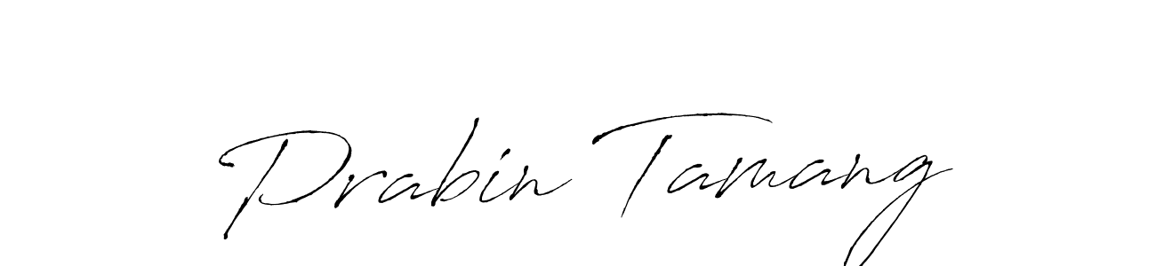 Make a beautiful signature design for name Prabin Tamang. With this signature (Antro_Vectra) style, you can create a handwritten signature for free. Prabin Tamang signature style 6 images and pictures png