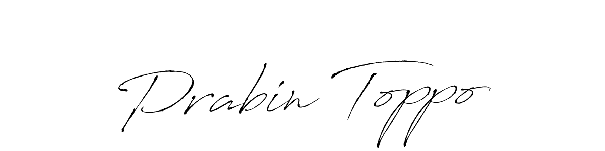 Similarly Antro_Vectra is the best handwritten signature design. Signature creator online .You can use it as an online autograph creator for name Prabin Toppo. Prabin Toppo signature style 6 images and pictures png