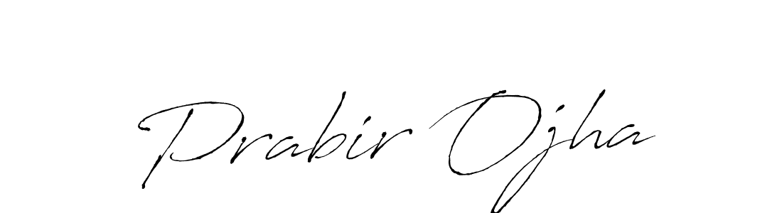 Design your own signature with our free online signature maker. With this signature software, you can create a handwritten (Antro_Vectra) signature for name Prabir Ojha. Prabir Ojha signature style 6 images and pictures png