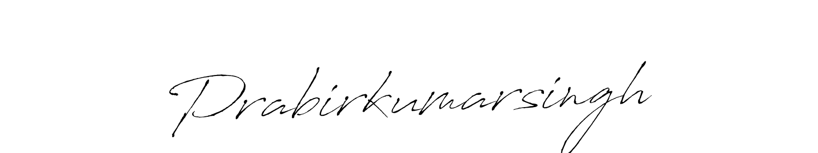 Design your own signature with our free online signature maker. With this signature software, you can create a handwritten (Antro_Vectra) signature for name Prabirkumarsingh. Prabirkumarsingh signature style 6 images and pictures png