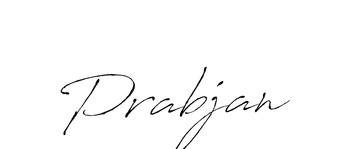 How to make Prabjan signature? Antro_Vectra is a professional autograph style. Create handwritten signature for Prabjan name. Prabjan signature style 6 images and pictures png