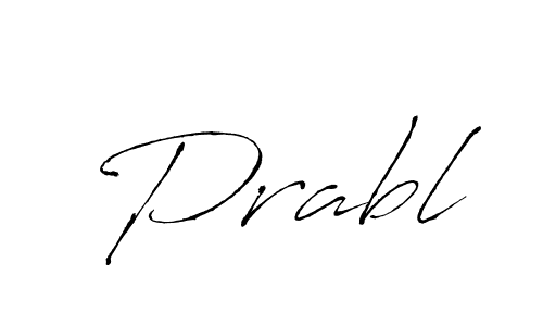 Use a signature maker to create a handwritten signature online. With this signature software, you can design (Antro_Vectra) your own signature for name Prabl. Prabl signature style 6 images and pictures png