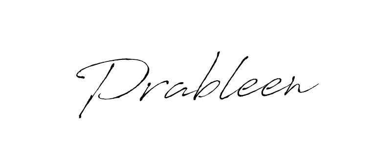 How to make Prableen signature? Antro_Vectra is a professional autograph style. Create handwritten signature for Prableen name. Prableen signature style 6 images and pictures png