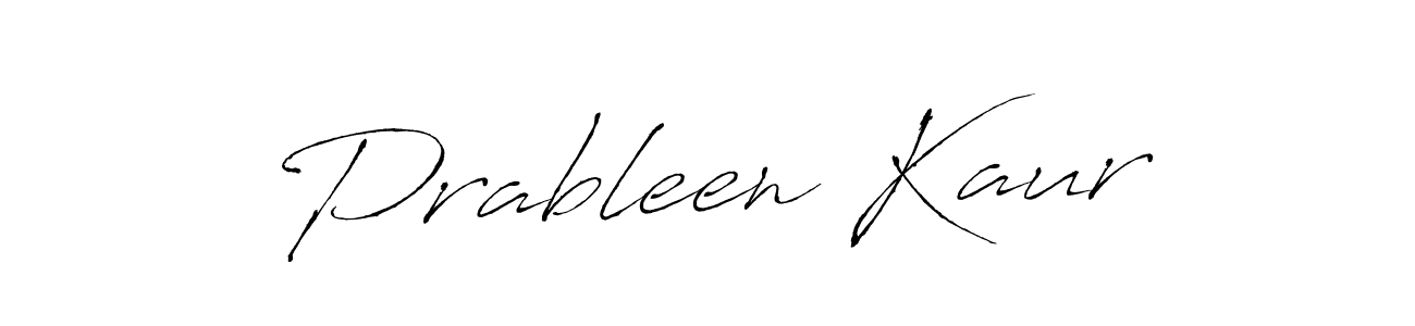 Prableen Kaur stylish signature style. Best Handwritten Sign (Antro_Vectra) for my name. Handwritten Signature Collection Ideas for my name Prableen Kaur. Prableen Kaur signature style 6 images and pictures png