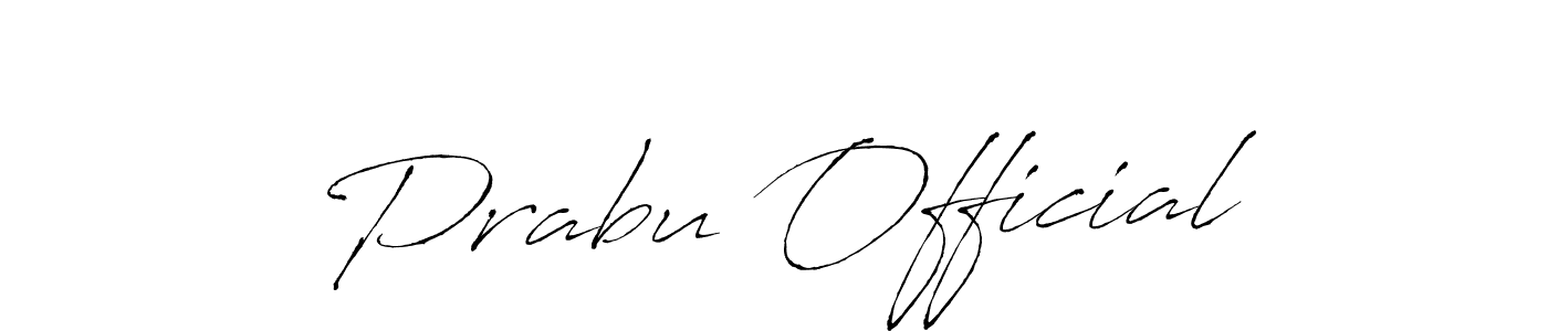 How to make Prabu Official signature? Antro_Vectra is a professional autograph style. Create handwritten signature for Prabu Official name. Prabu Official signature style 6 images and pictures png