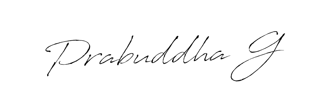 Design your own signature with our free online signature maker. With this signature software, you can create a handwritten (Antro_Vectra) signature for name Prabuddha G. Prabuddha G signature style 6 images and pictures png