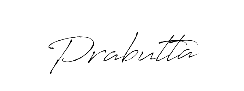 The best way (Antro_Vectra) to make a short signature is to pick only two or three words in your name. The name Prabutta include a total of six letters. For converting this name. Prabutta signature style 6 images and pictures png