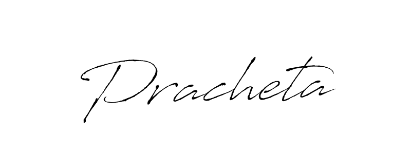 The best way (Antro_Vectra) to make a short signature is to pick only two or three words in your name. The name Pracheta include a total of six letters. For converting this name. Pracheta signature style 6 images and pictures png
