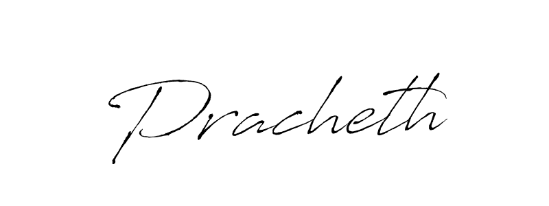 The best way (Antro_Vectra) to make a short signature is to pick only two or three words in your name. The name Pracheth include a total of six letters. For converting this name. Pracheth signature style 6 images and pictures png