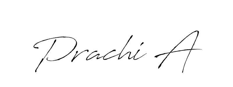 Make a beautiful signature design for name Prachi A. With this signature (Antro_Vectra) style, you can create a handwritten signature for free. Prachi A signature style 6 images and pictures png