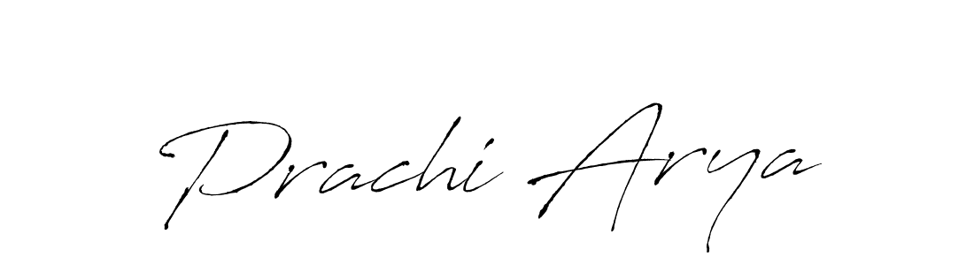 Make a beautiful signature design for name Prachi Arya. With this signature (Antro_Vectra) style, you can create a handwritten signature for free. Prachi Arya signature style 6 images and pictures png