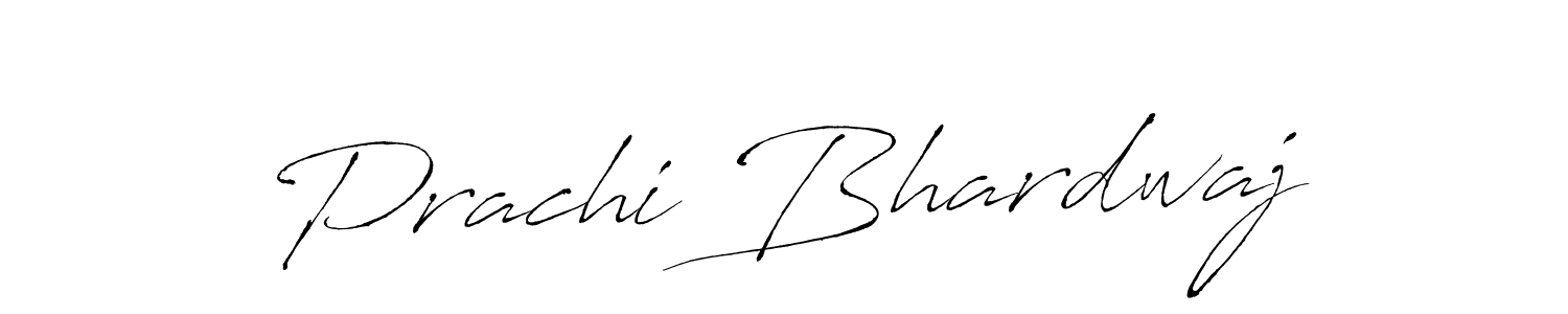 Make a beautiful signature design for name Prachi Bhardwaj. With this signature (Antro_Vectra) style, you can create a handwritten signature for free. Prachi Bhardwaj signature style 6 images and pictures png
