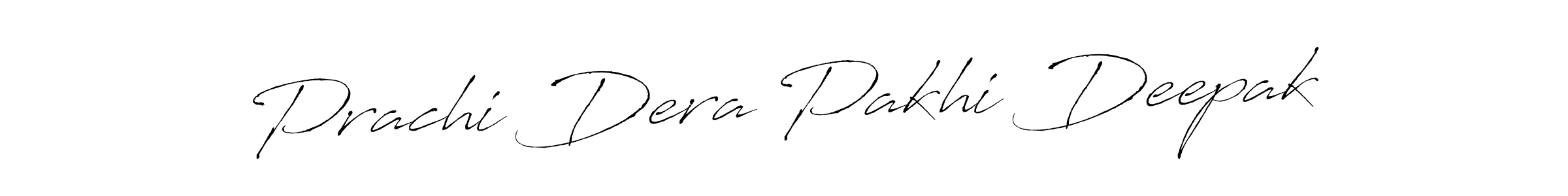 Make a beautiful signature design for name Prachi Dera Pakhi Deepak. With this signature (Antro_Vectra) style, you can create a handwritten signature for free. Prachi Dera Pakhi Deepak signature style 6 images and pictures png