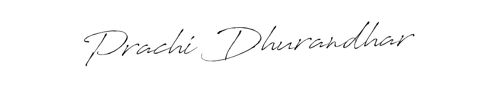 Make a beautiful signature design for name Prachi Dhurandhar. With this signature (Antro_Vectra) style, you can create a handwritten signature for free. Prachi Dhurandhar signature style 6 images and pictures png