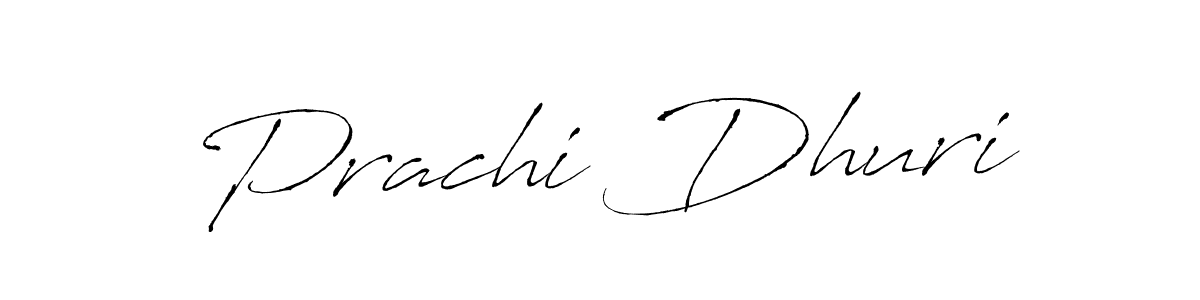 Prachi Dhuri stylish signature style. Best Handwritten Sign (Antro_Vectra) for my name. Handwritten Signature Collection Ideas for my name Prachi Dhuri. Prachi Dhuri signature style 6 images and pictures png