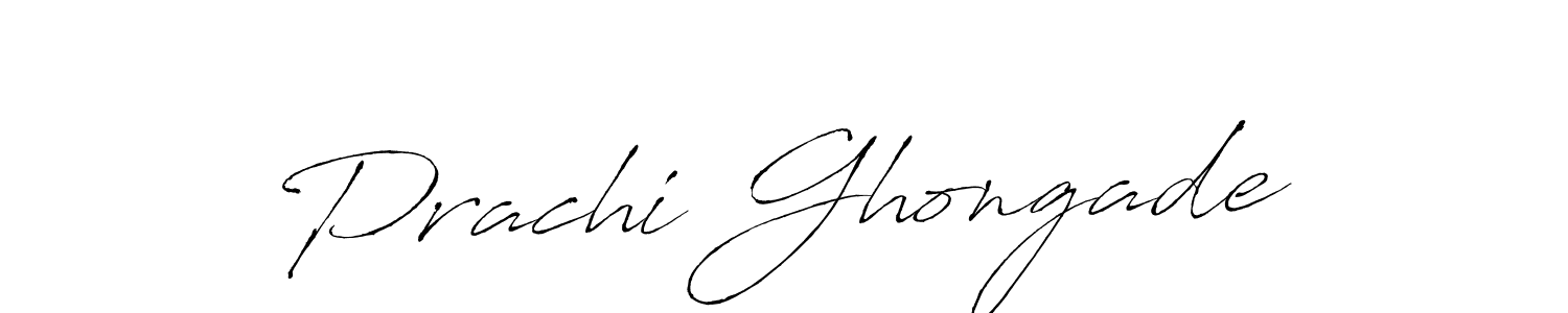 How to make Prachi Ghongade signature? Antro_Vectra is a professional autograph style. Create handwritten signature for Prachi Ghongade name. Prachi Ghongade signature style 6 images and pictures png