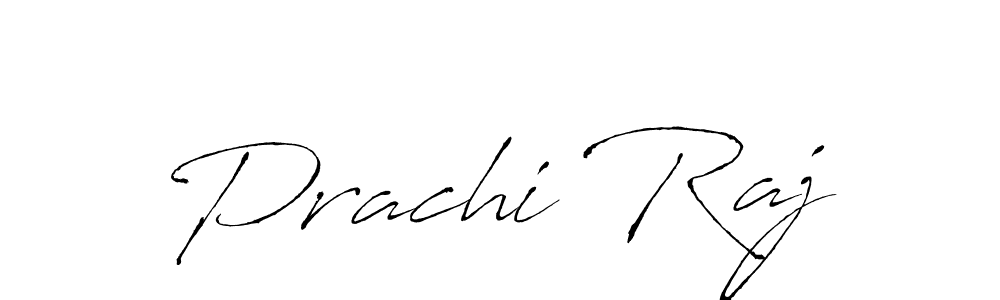 Make a beautiful signature design for name Prachi Raj. With this signature (Antro_Vectra) style, you can create a handwritten signature for free. Prachi Raj signature style 6 images and pictures png