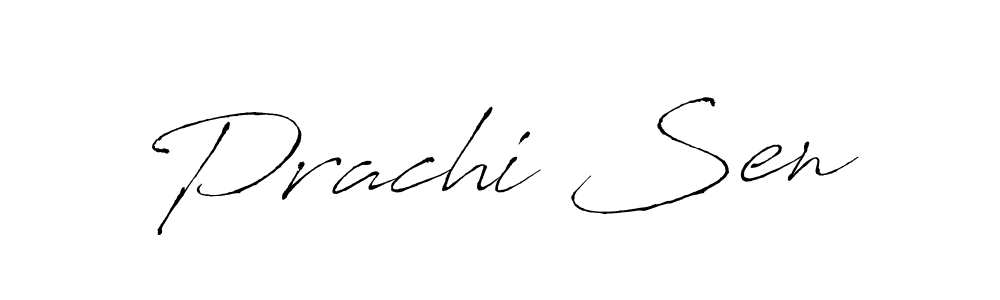 Prachi Sen stylish signature style. Best Handwritten Sign (Antro_Vectra) for my name. Handwritten Signature Collection Ideas for my name Prachi Sen. Prachi Sen signature style 6 images and pictures png