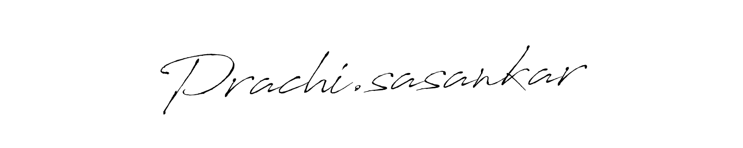 Also we have Prachi.sasankar name is the best signature style. Create professional handwritten signature collection using Antro_Vectra autograph style. Prachi.sasankar signature style 6 images and pictures png