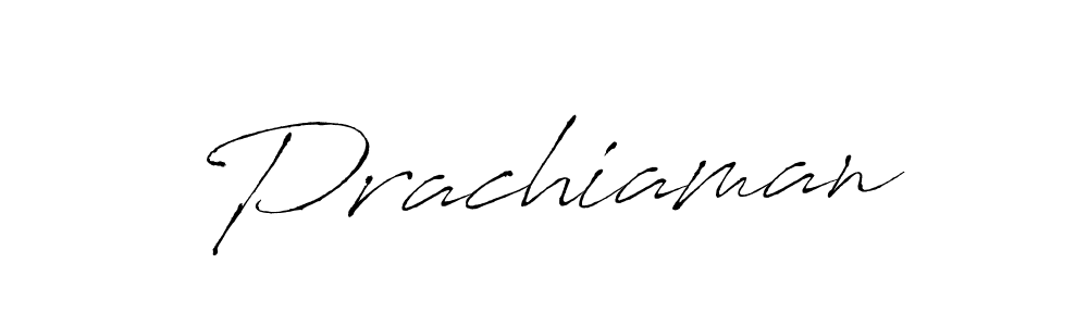 Make a beautiful signature design for name Prachiaman. With this signature (Antro_Vectra) style, you can create a handwritten signature for free. Prachiaman signature style 6 images and pictures png