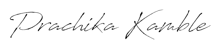 Also You can easily find your signature by using the search form. We will create Prachika Kamble name handwritten signature images for you free of cost using Antro_Vectra sign style. Prachika Kamble signature style 6 images and pictures png
