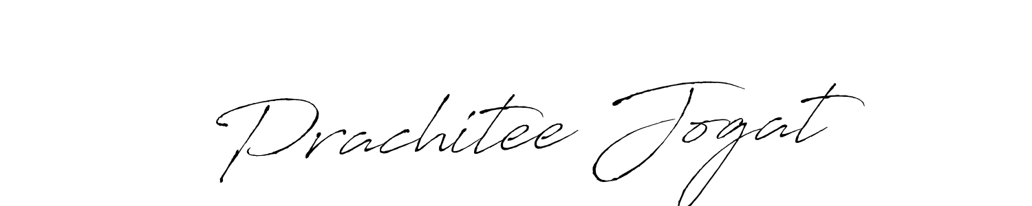 Create a beautiful signature design for name Prachitee Jogat. With this signature (Antro_Vectra) fonts, you can make a handwritten signature for free. Prachitee Jogat signature style 6 images and pictures png