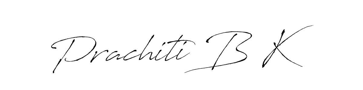 Use a signature maker to create a handwritten signature online. With this signature software, you can design (Antro_Vectra) your own signature for name Prachiti B K. Prachiti B K signature style 6 images and pictures png