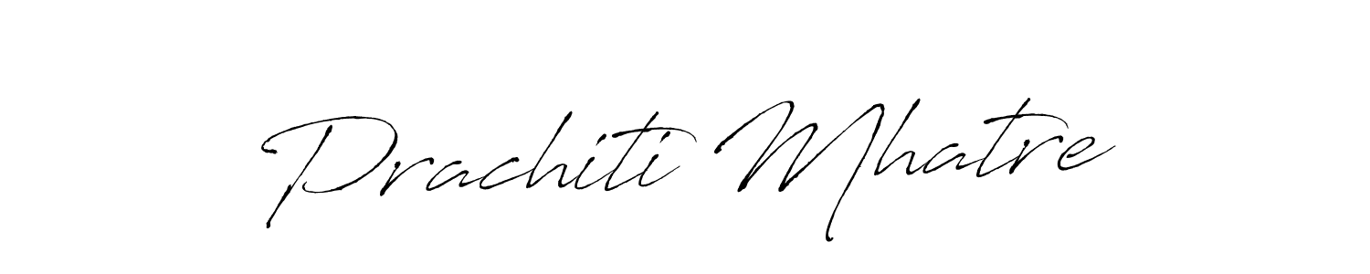 How to make Prachiti Mhatre name signature. Use Antro_Vectra style for creating short signs online. This is the latest handwritten sign. Prachiti Mhatre signature style 6 images and pictures png