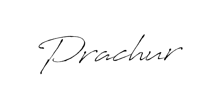 Create a beautiful signature design for name Prachur. With this signature (Antro_Vectra) fonts, you can make a handwritten signature for free. Prachur signature style 6 images and pictures png