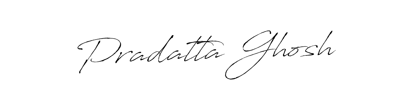 Create a beautiful signature design for name Pradatta Ghosh. With this signature (Antro_Vectra) fonts, you can make a handwritten signature for free. Pradatta Ghosh signature style 6 images and pictures png