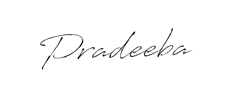 How to make Pradeeba signature? Antro_Vectra is a professional autograph style. Create handwritten signature for Pradeeba name. Pradeeba signature style 6 images and pictures png