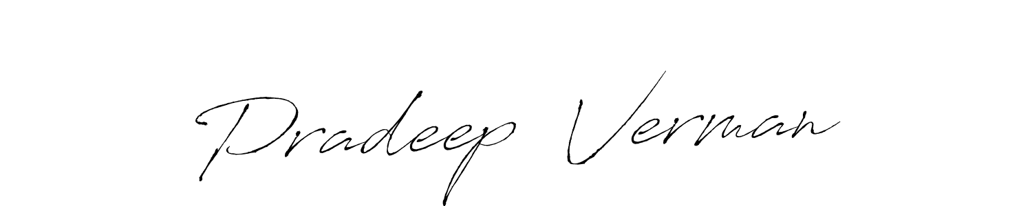 You should practise on your own different ways (Antro_Vectra) to write your name (Pradeep  Verman) in signature. don't let someone else do it for you. Pradeep  Verman signature style 6 images and pictures png