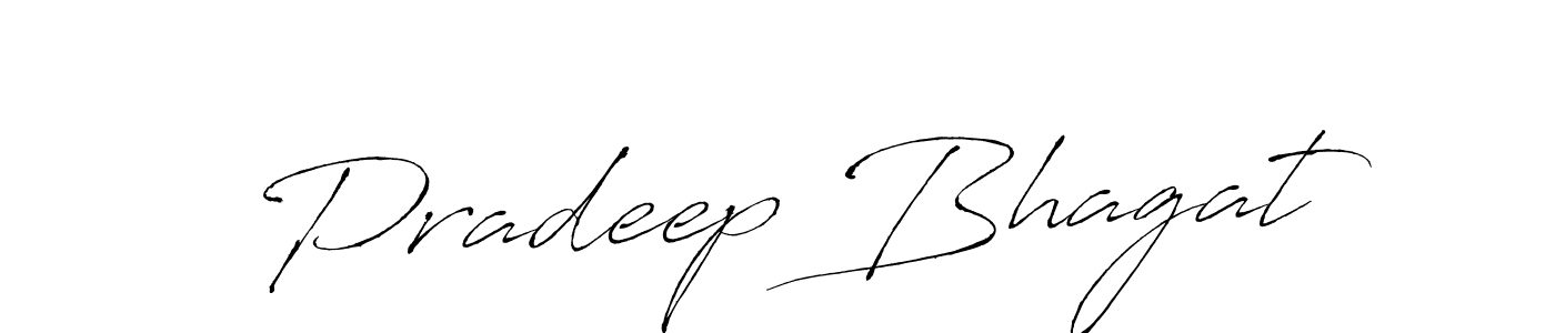 Also we have Pradeep Bhagat name is the best signature style. Create professional handwritten signature collection using Antro_Vectra autograph style. Pradeep Bhagat signature style 6 images and pictures png