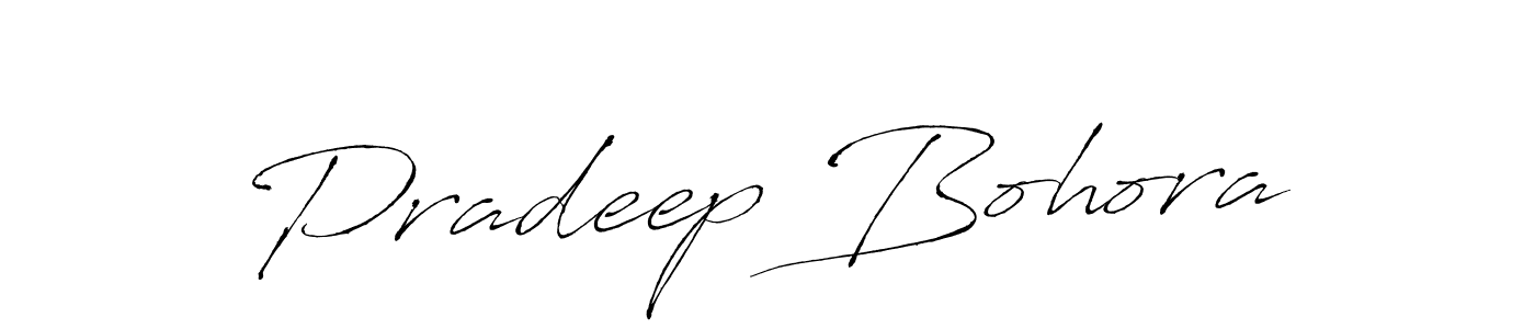 Pradeep Bohora stylish signature style. Best Handwritten Sign (Antro_Vectra) for my name. Handwritten Signature Collection Ideas for my name Pradeep Bohora. Pradeep Bohora signature style 6 images and pictures png