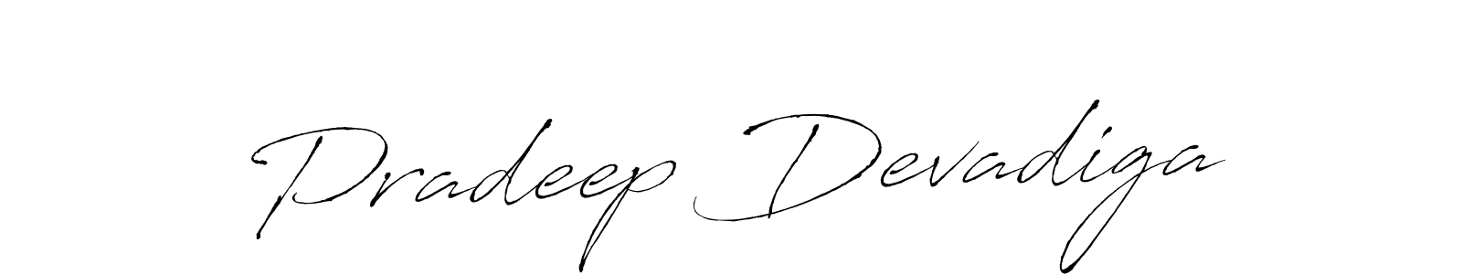 Pradeep Devadiga stylish signature style. Best Handwritten Sign (Antro_Vectra) for my name. Handwritten Signature Collection Ideas for my name Pradeep Devadiga. Pradeep Devadiga signature style 6 images and pictures png