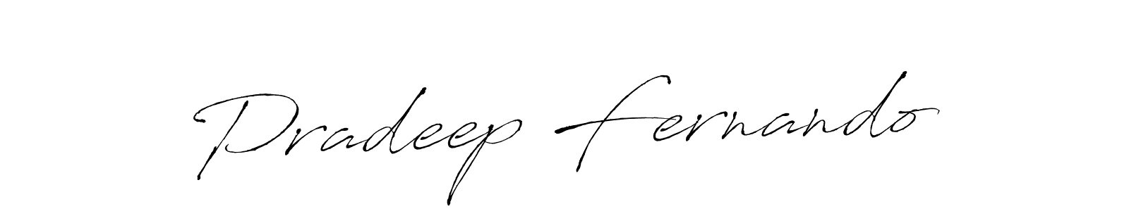 Make a beautiful signature design for name Pradeep Fernando. With this signature (Antro_Vectra) style, you can create a handwritten signature for free. Pradeep Fernando signature style 6 images and pictures png