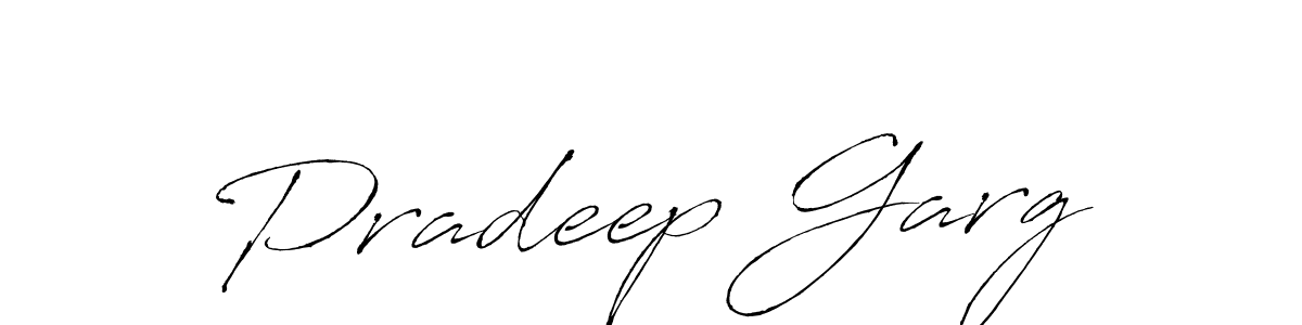 Pradeep Garg stylish signature style. Best Handwritten Sign (Antro_Vectra) for my name. Handwritten Signature Collection Ideas for my name Pradeep Garg. Pradeep Garg signature style 6 images and pictures png