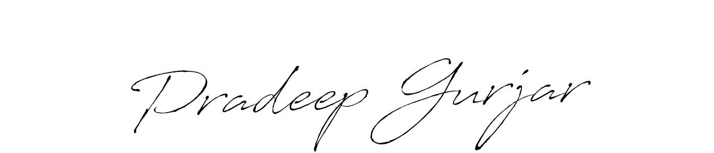 Use a signature maker to create a handwritten signature online. With this signature software, you can design (Antro_Vectra) your own signature for name Pradeep Gurjar. Pradeep Gurjar signature style 6 images and pictures png