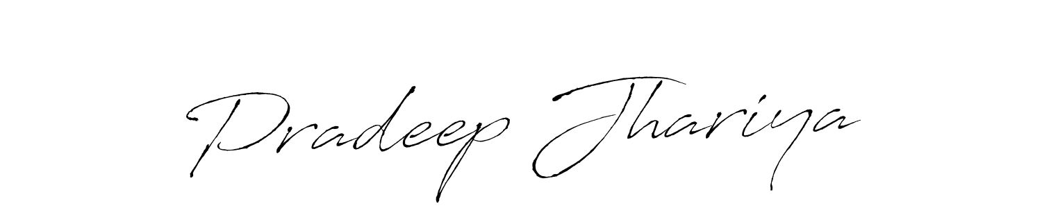 Also You can easily find your signature by using the search form. We will create Pradeep Jhariya name handwritten signature images for you free of cost using Antro_Vectra sign style. Pradeep Jhariya signature style 6 images and pictures png