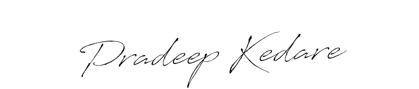 Use a signature maker to create a handwritten signature online. With this signature software, you can design (Antro_Vectra) your own signature for name Pradeep Kedare. Pradeep Kedare signature style 6 images and pictures png