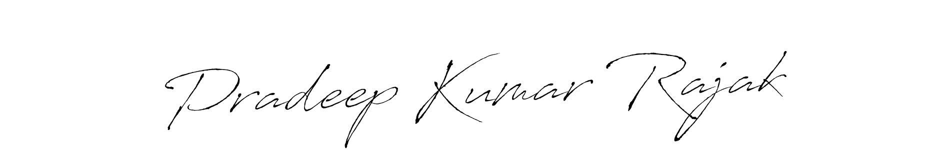 Design your own signature with our free online signature maker. With this signature software, you can create a handwritten (Antro_Vectra) signature for name Pradeep Kumar Rajak. Pradeep Kumar Rajak signature style 6 images and pictures png