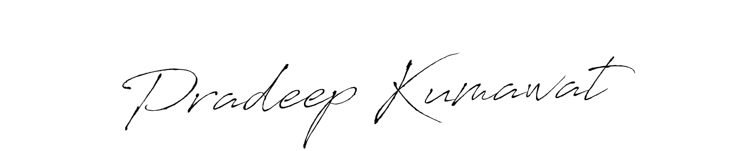 Use a signature maker to create a handwritten signature online. With this signature software, you can design (Antro_Vectra) your own signature for name Pradeep Kumawat. Pradeep Kumawat signature style 6 images and pictures png