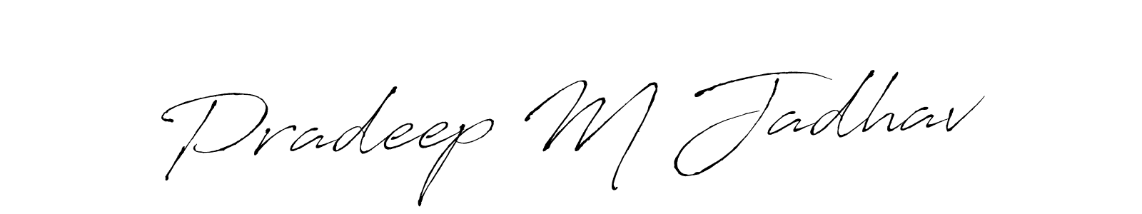 You should practise on your own different ways (Antro_Vectra) to write your name (Pradeep M Jadhav) in signature. don't let someone else do it for you. Pradeep M Jadhav signature style 6 images and pictures png