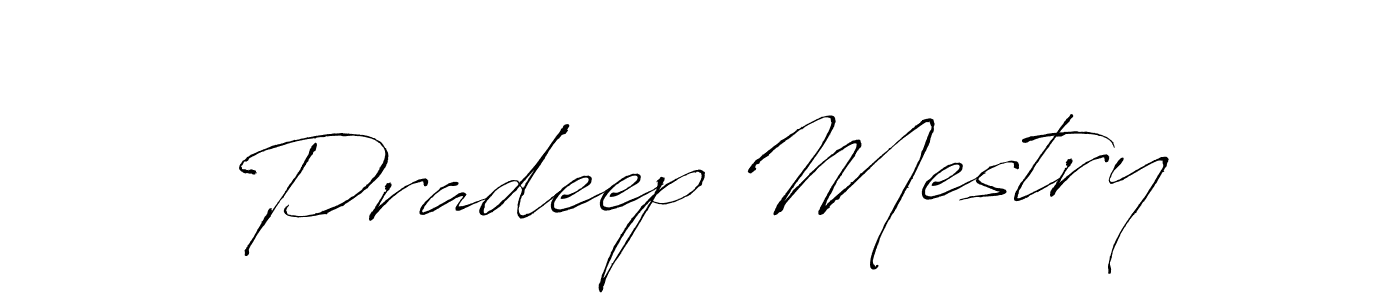Use a signature maker to create a handwritten signature online. With this signature software, you can design (Antro_Vectra) your own signature for name Pradeep Mestry. Pradeep Mestry signature style 6 images and pictures png