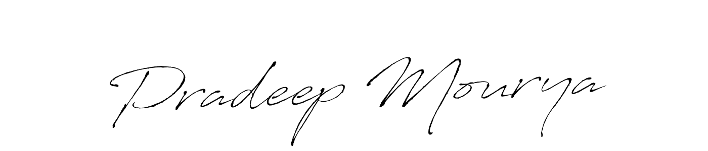 Also we have Pradeep Mourya name is the best signature style. Create professional handwritten signature collection using Antro_Vectra autograph style. Pradeep Mourya signature style 6 images and pictures png